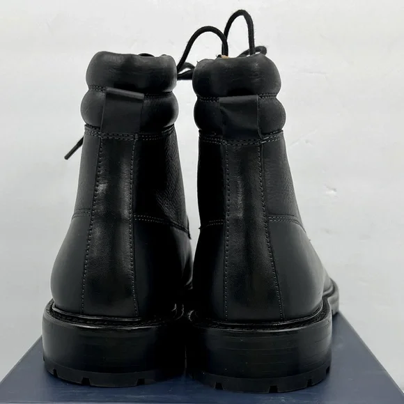 WARFIELD & GRAND,KIRBY BLACK MILITARY BOOTS FOR MEN,UPPER/LINING LEATHER SIZE 11 Warfield Grand Mens Kirby Boot Size 11 Back Leather Plain  main image 3